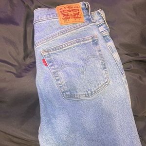 skinny levi jeans lightwash low rise